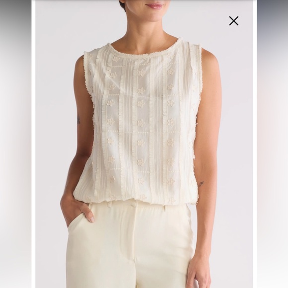 Max Studio Tops - Max Studio Ruffle Front Sleeveless Top